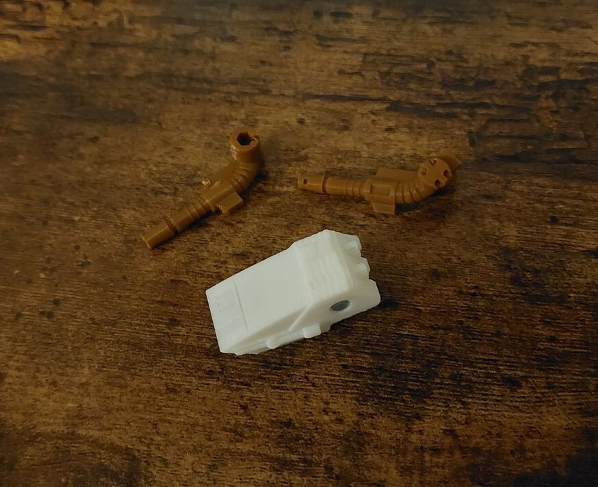Starriors Runabout Head And Guns - Repro 3D Printed