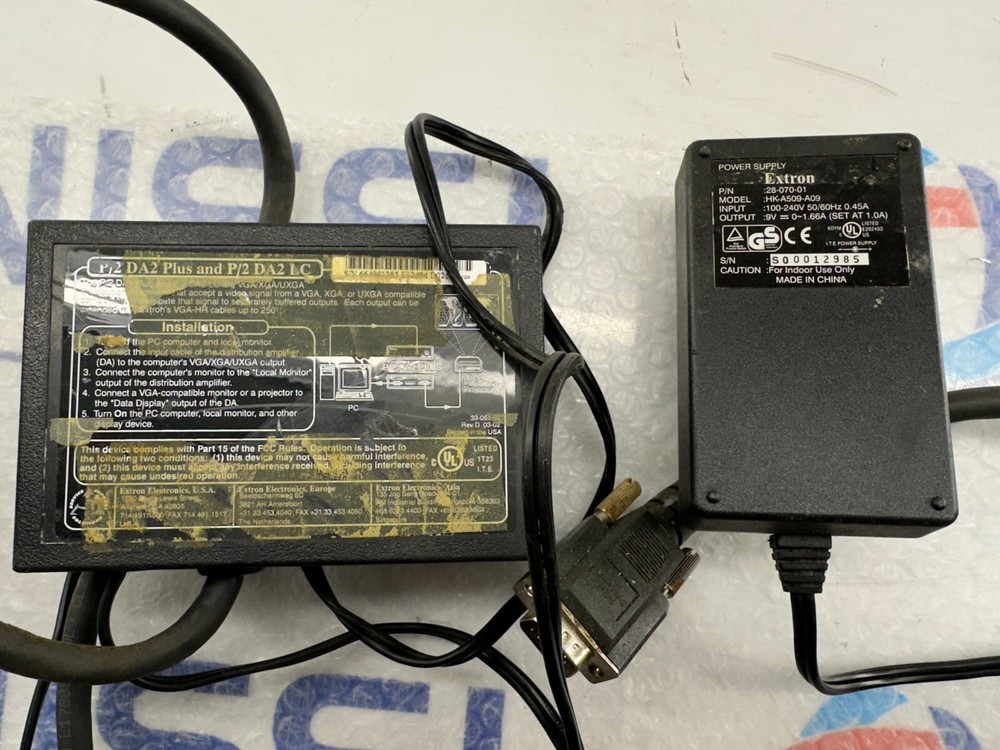 EXTRON P/2 DA2 PLUS DUAL OUTPUT VGA/DVI DISTRIBUTION AMPLIFIER