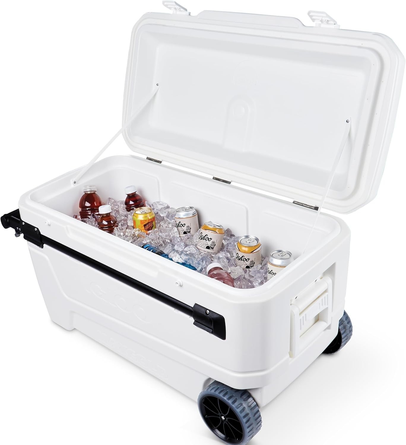 Igloo Maxcold Glide 110Qt Wheeled Cooler | Insulated Hard Shell Ice Chest