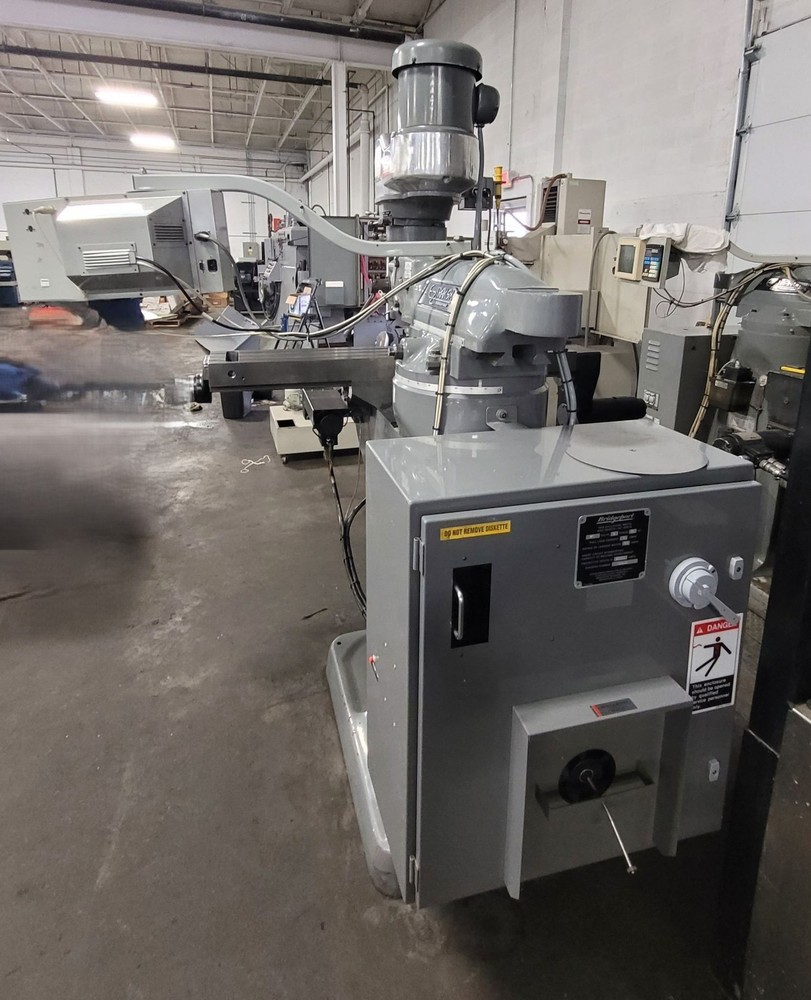 Bridgeport EZ Trak SX Vertical Mill w/2 HP Head, New Console, Components
