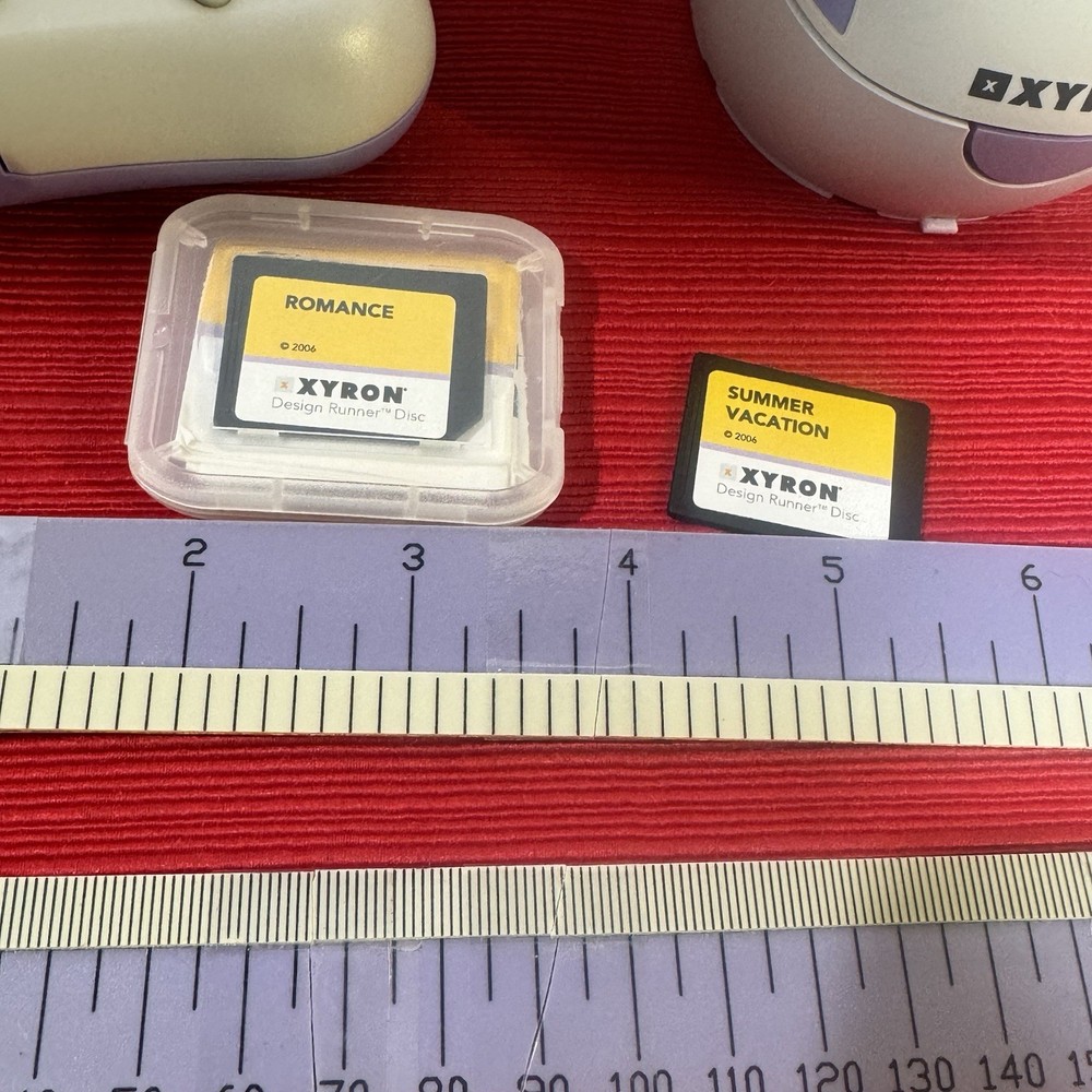 Xyron Design Runner Cordless Handheld Printer, Disc Maker, 6 Inks, 9 Design Disc