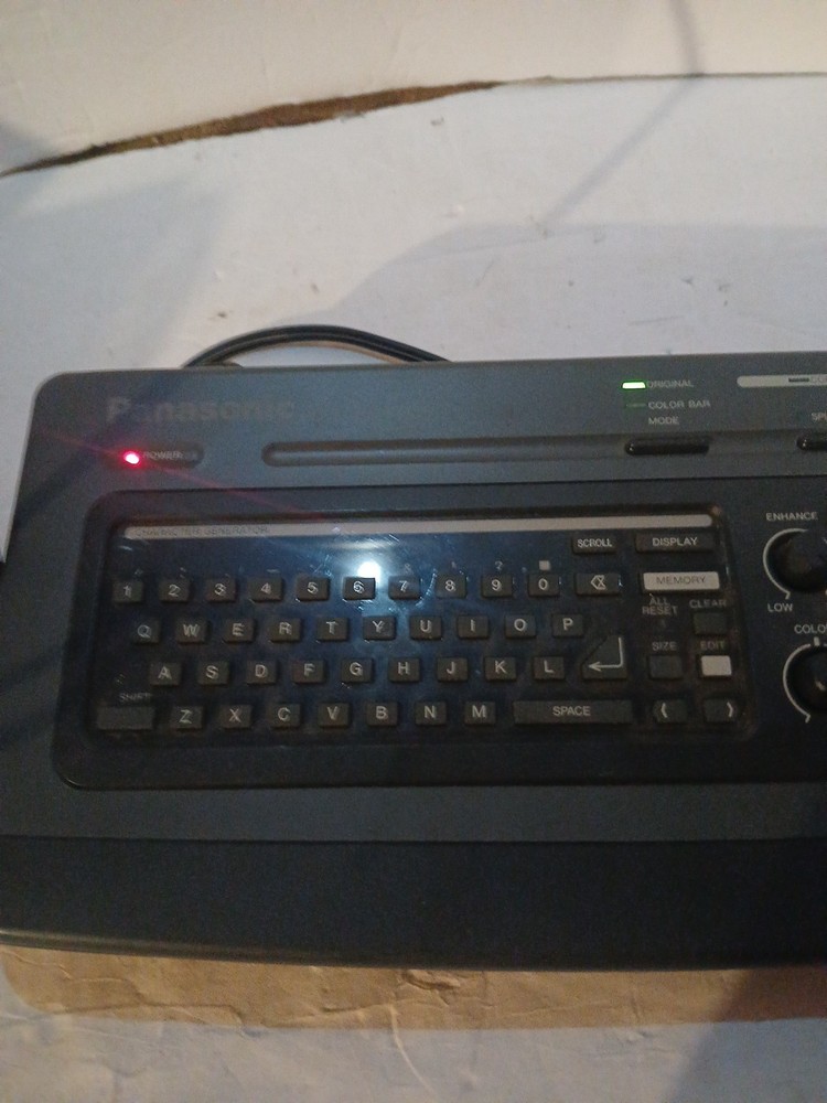 Panasonic Pvcc50 Video Corrector
