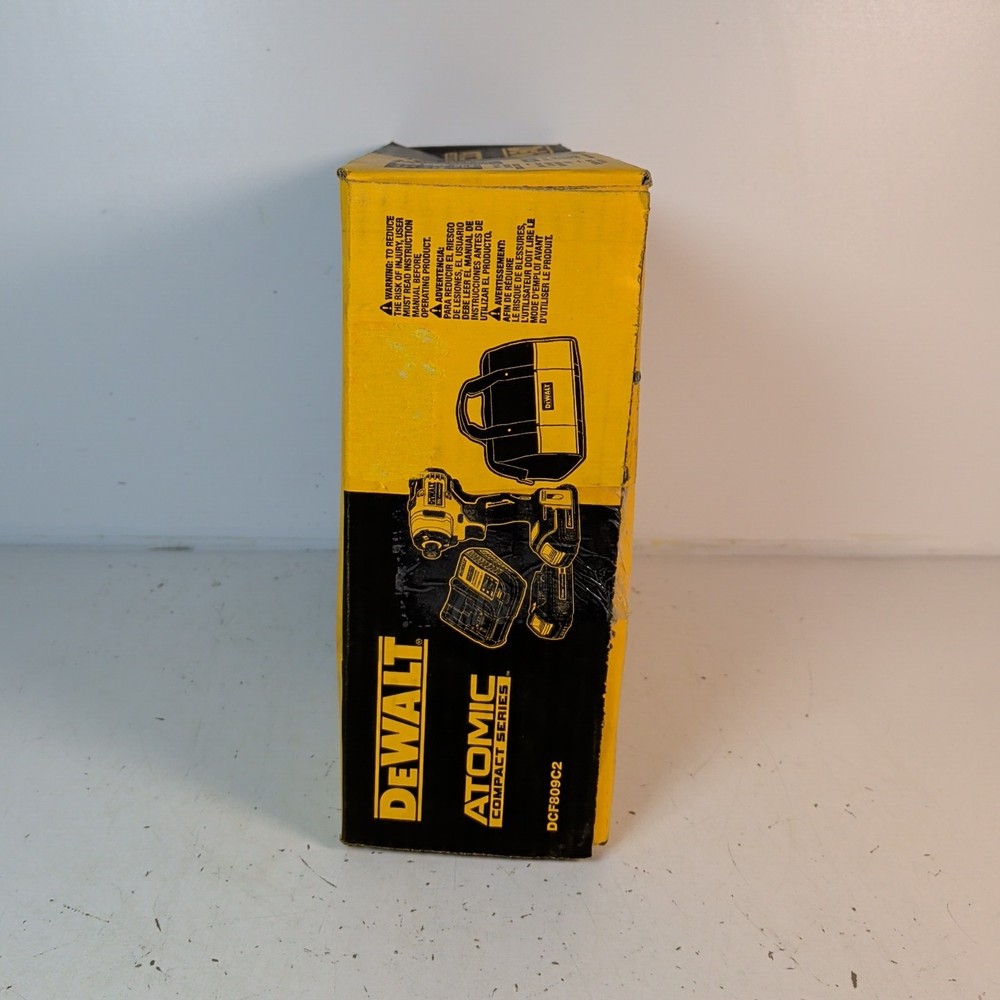 DeWALT DCF809C2 ATOMIC COMPACT SERIES™ 20V MAX Brushless 1/4" Impact Driver Kit