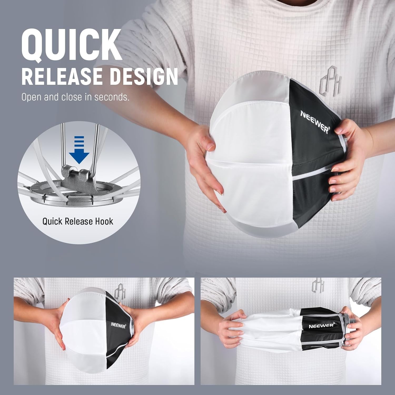 NEEWER 12"/30cm Lantern Softbox Light Diffuser Use for NEEWER Mount only