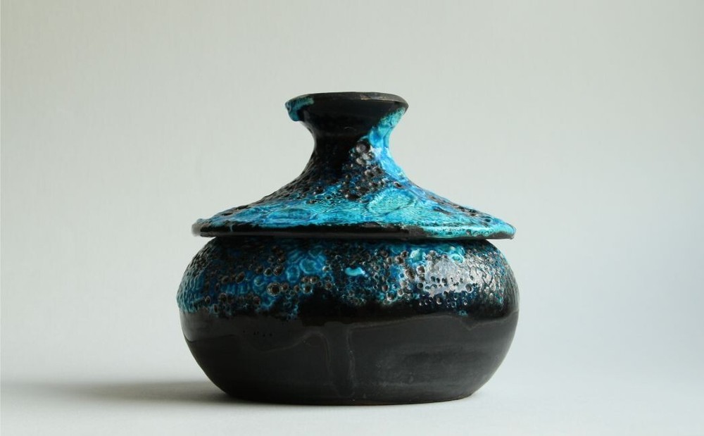Charles Cart's ceramic sugar pot