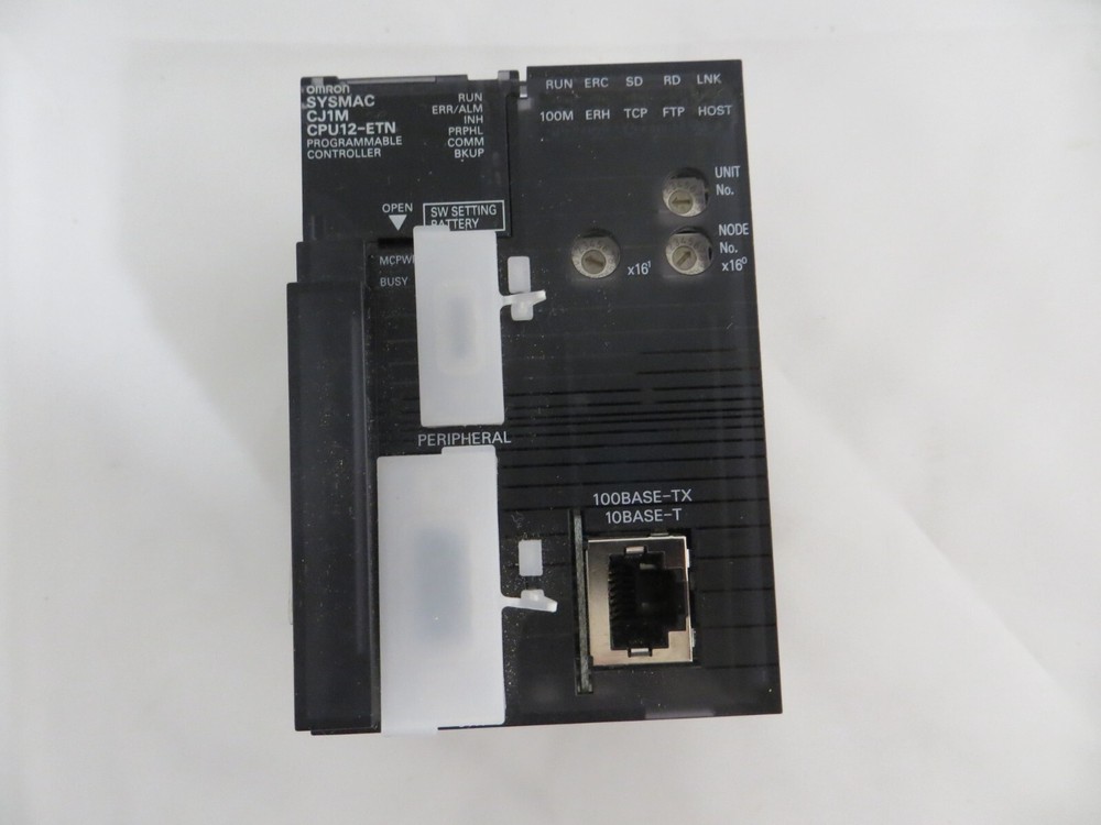 CJ1M-CPU12-ETN CJ1MCPU12ETN Omron Programmable Controller Ver 4.0
