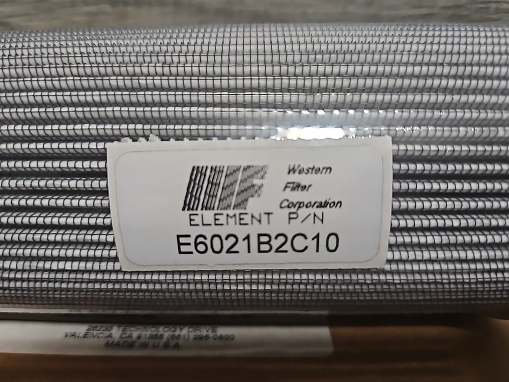 Western Filter Corporation E6021B1B2C10 Filter Element