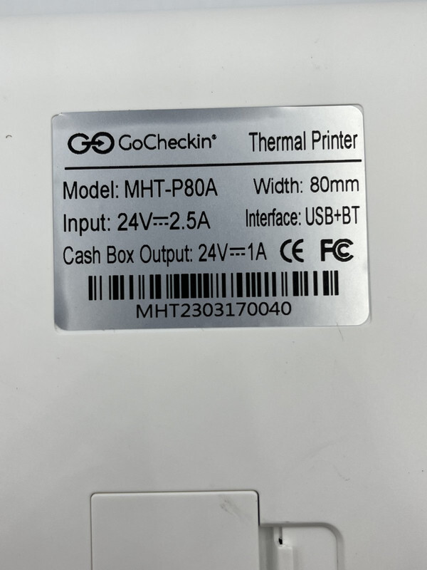 GO MHT-P80A CHECKIN THERMAL PRINTER 24V 2.5A
