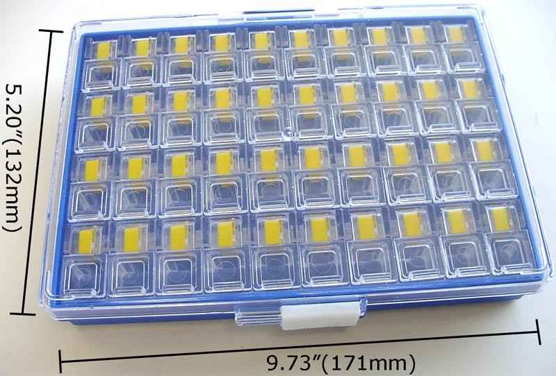 SMD resistor capacitor component storage box case 40pcs