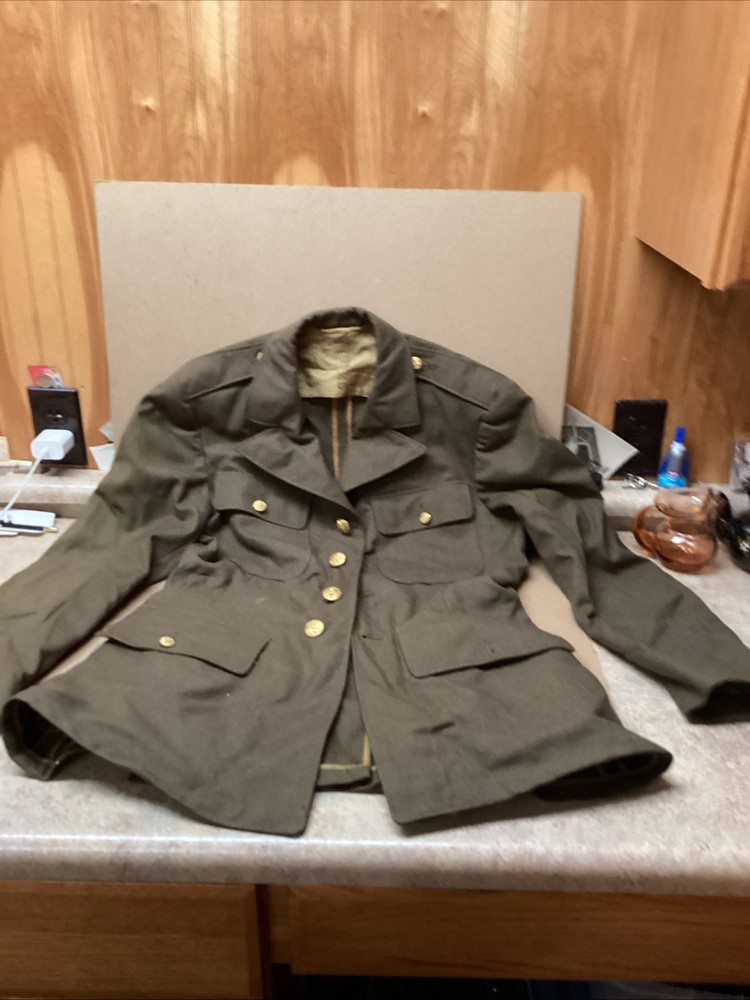 Vintage WW2 Class A Dress Jacket US Army 38R
