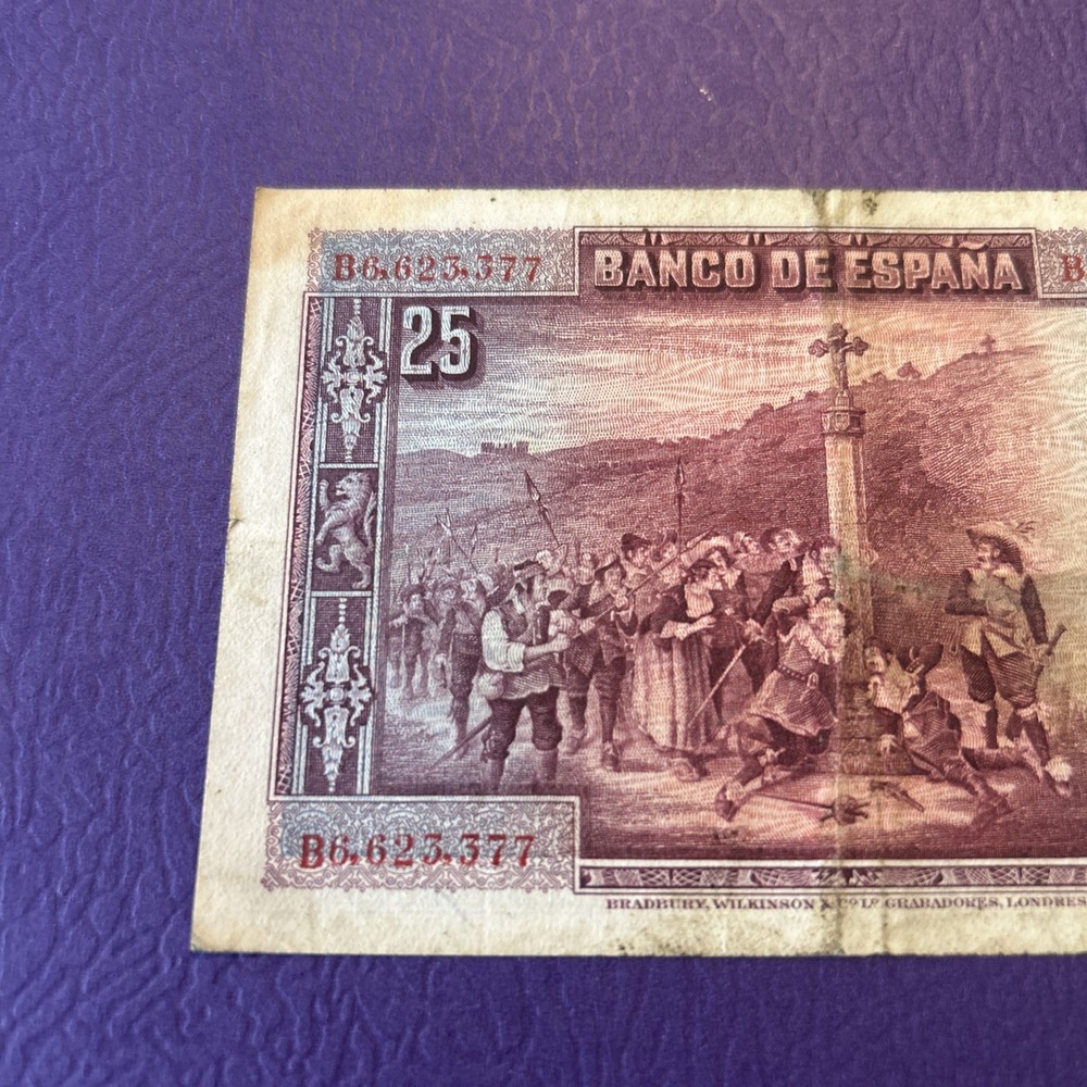Spain- 25 Pesetas -1928