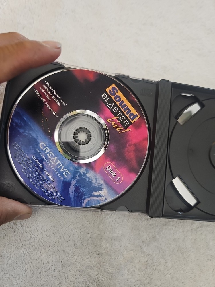 1998 Creative Sound Blaster Live Installation Software