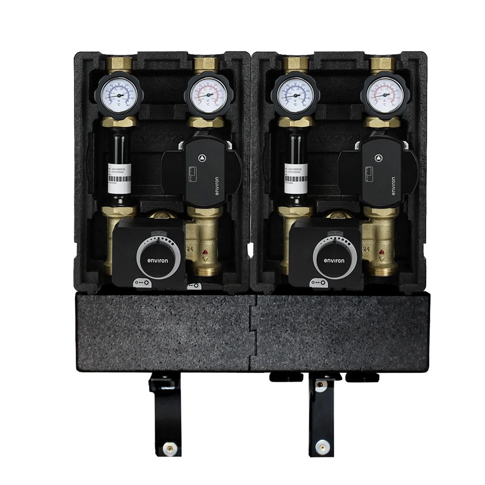 Module Distributor Pump Group Two Mixed Heating Circuits With Distributor Bar