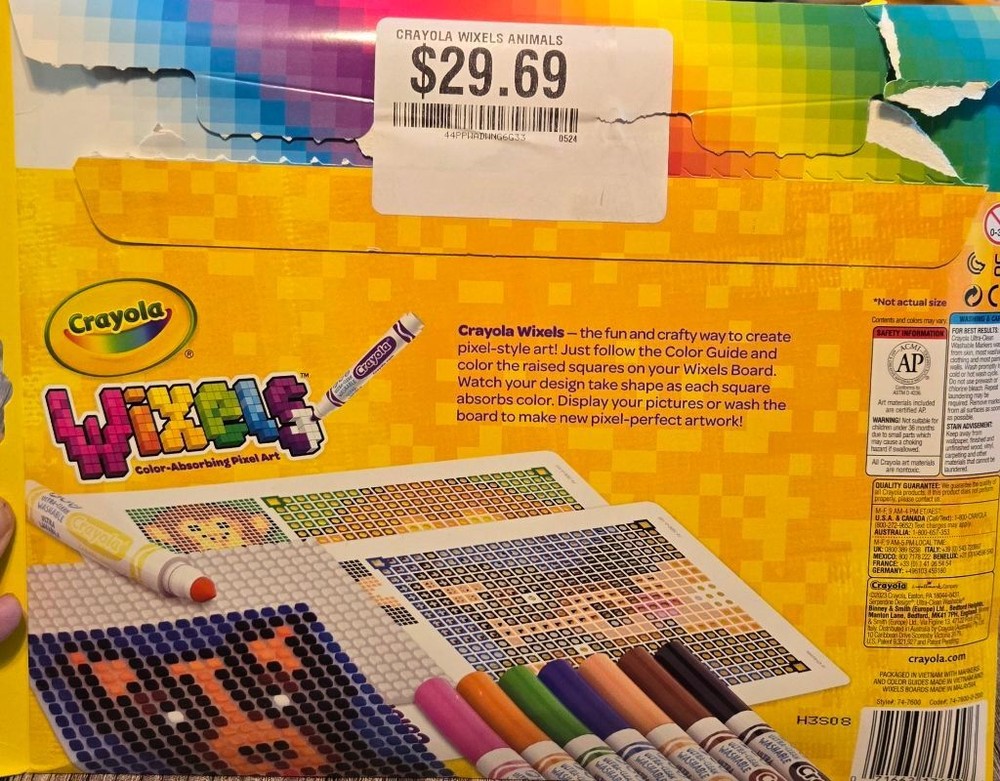 Crayola Wixels Color-Absorbing Pixel Art
