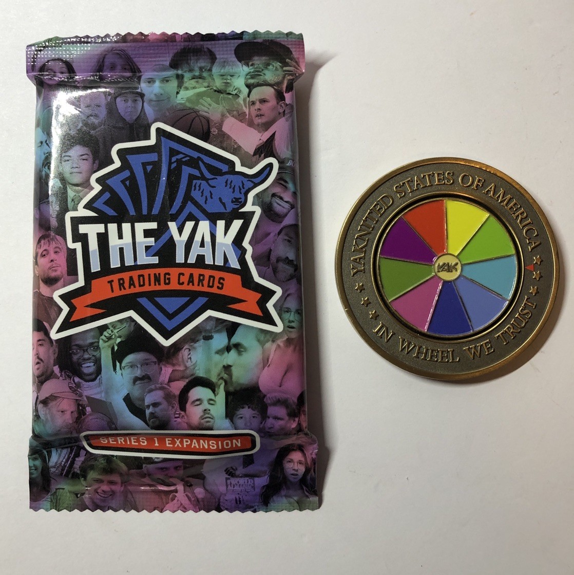 The Yak Barstool Sports Wheel Golden Kiss Coin + SERIES 1 EXPANSION PACK Big Cat