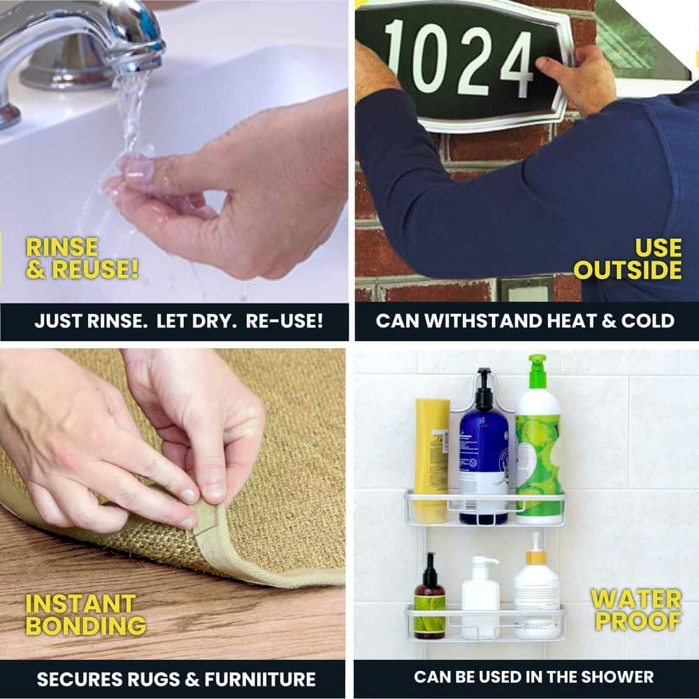 Alien Tape 10 ft. Multi-Surface Tape Reusable Double Sided , 3-Pack