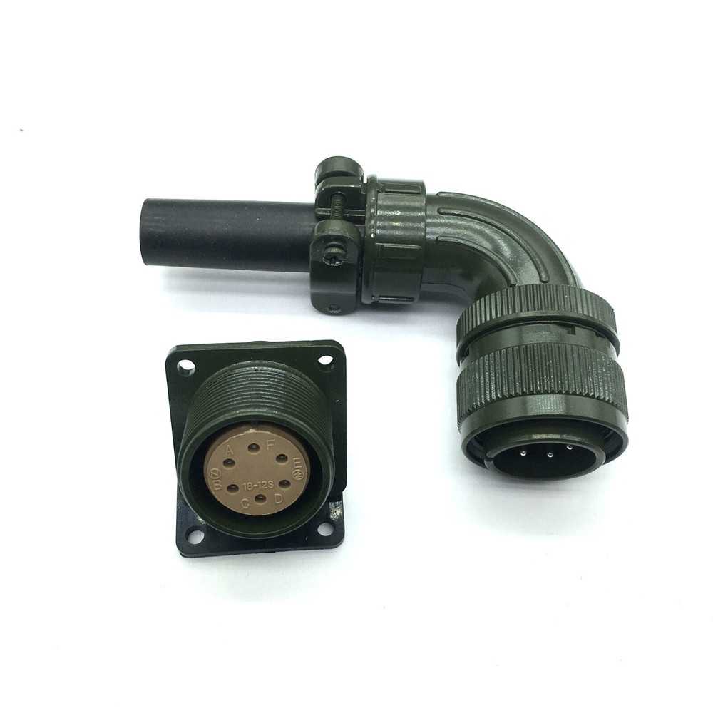 Reverse 90° Encoder plug servo motor connector MS3102A 18-12P 3108A 18-12S 6pin
