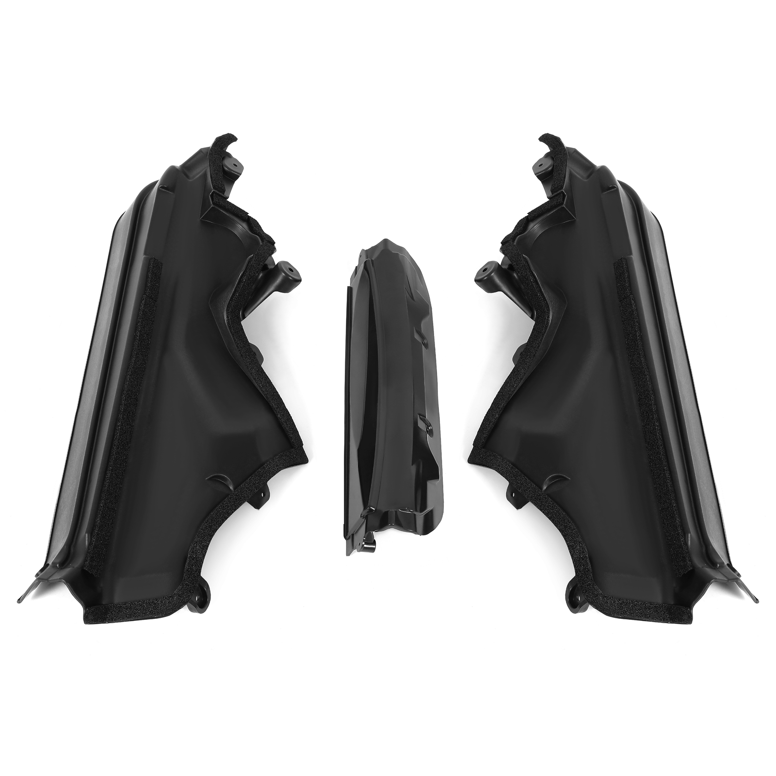 3PCS Engine Upper Cover Compartment Partition Panel For BMW X5 X6 E70 E71 06-14
