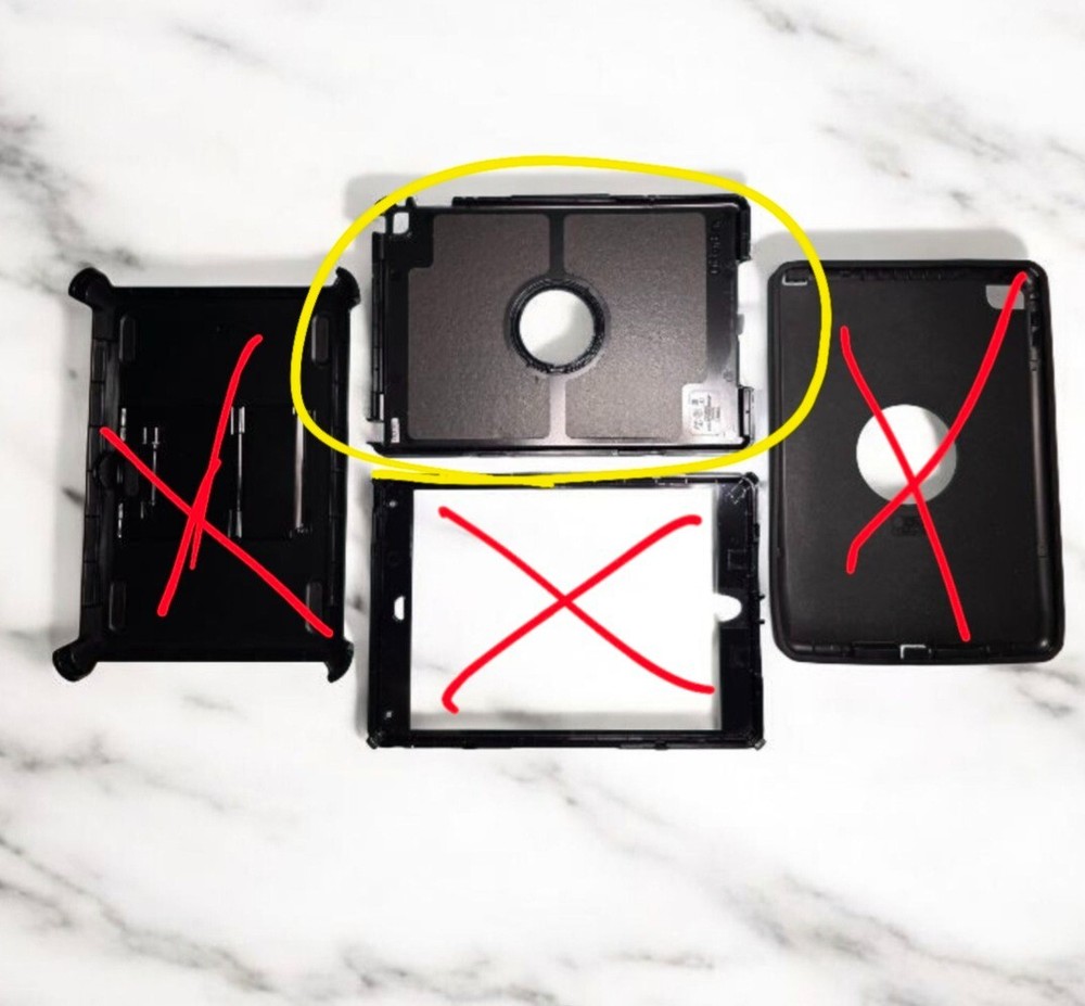 OtterBox Defender Inner Plastic Shell Only- iPad Air 2 - Black