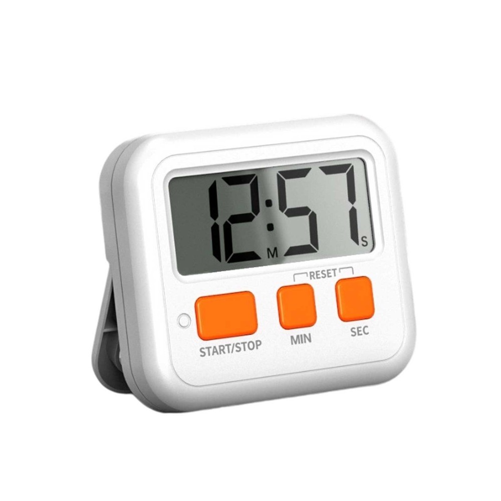 LCD Digital Timer with Silent Mode Flashing Light for Libraries Offices Gyms