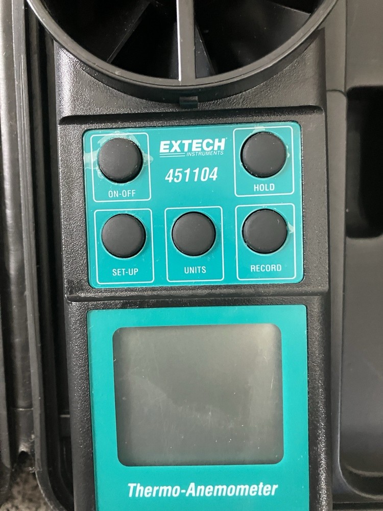 Extech 451104 Vane Thermo-Anemometer RS-232 interface for connecting to a PC