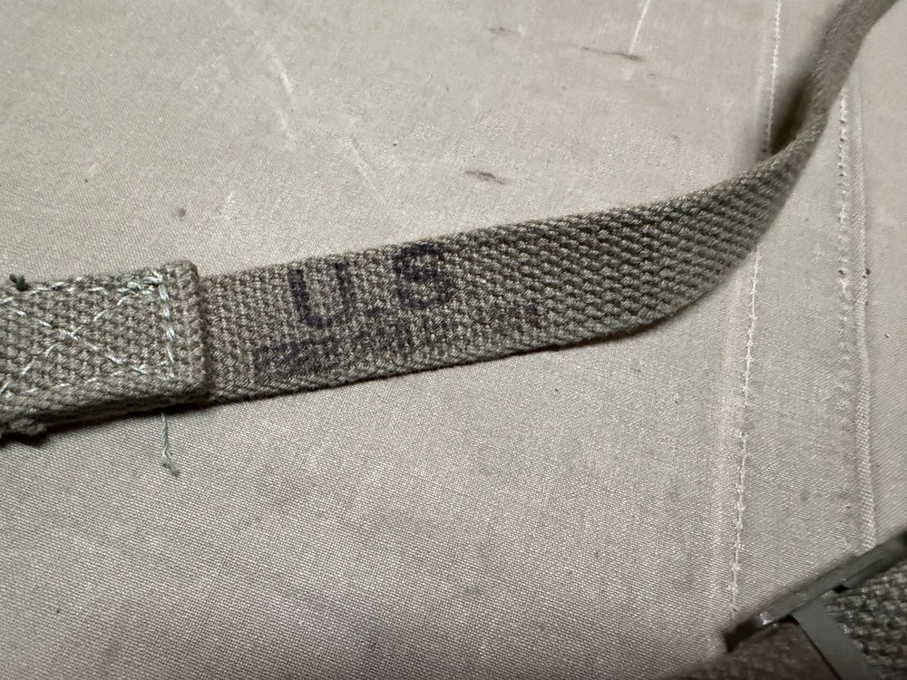 ORIGINAL WWII US ARMY M1942 LARGE SPARE EQUIPMENT CARRY STRAP