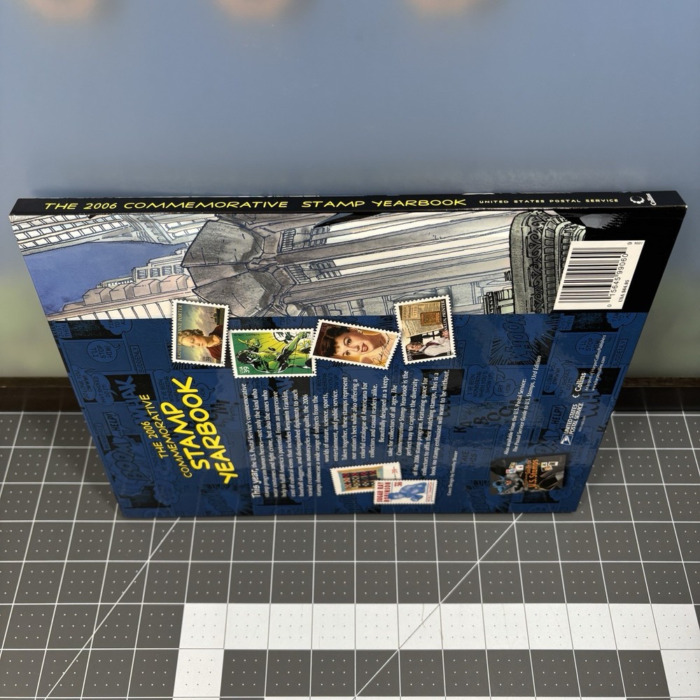 2006 Commemorative Stamp Yearbook Olympics DC Superhero Disney USPS Collins NEW