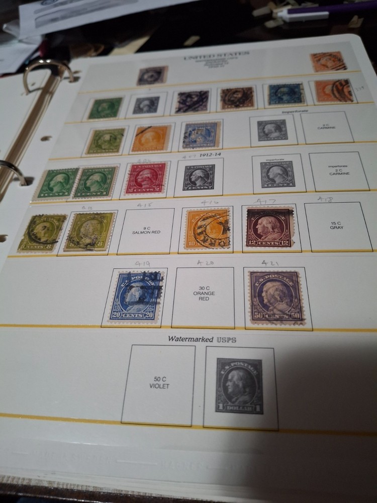 Hagner Hingeless Album for US Stamps to Scott 992