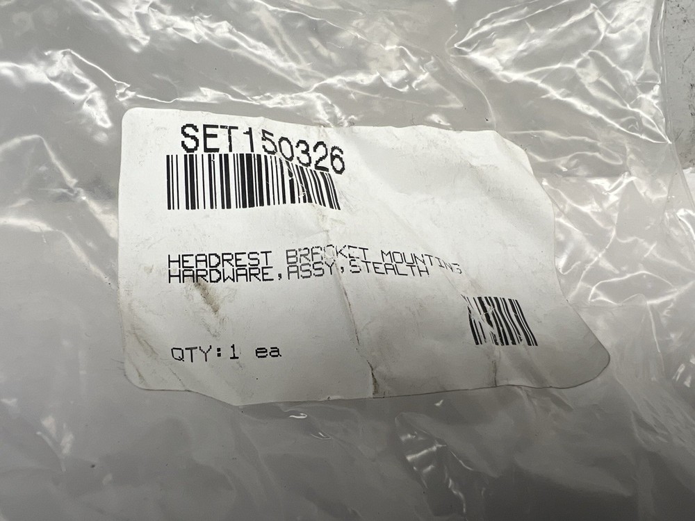 Quantum Edge HEADREST BRACKET MOUNTING HARDWARE,ASSY,STEALTH SET150326