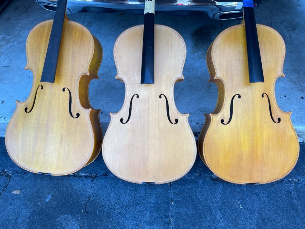 Three Unfinished Cellos