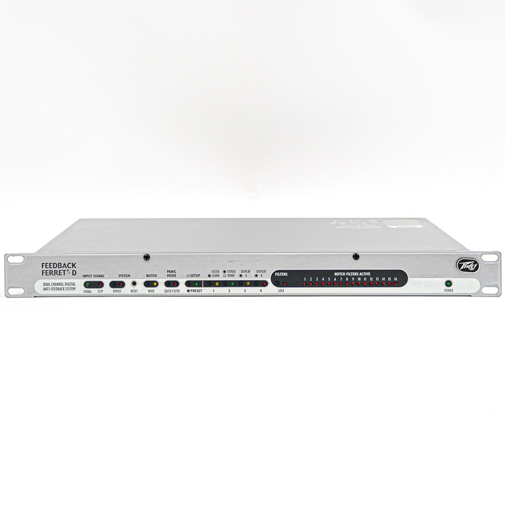 Peavey Feedback Ferret-D Dual Channel Automatic Feedback Eliminator