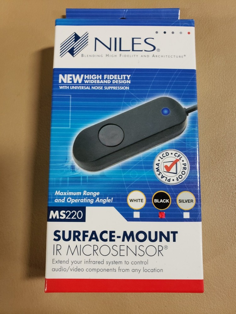 NILES MS220 SURFACE MOUNT IR MICRO SENSOR WITH RJ11 CONNECTOR