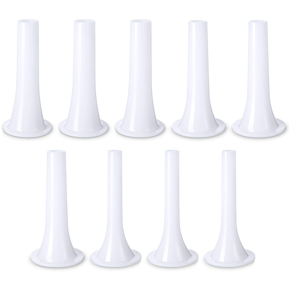 Mudder 9 Pcs Sausage Stuffer Tubes Bulk Kitchen Meat Grinder Attachment White