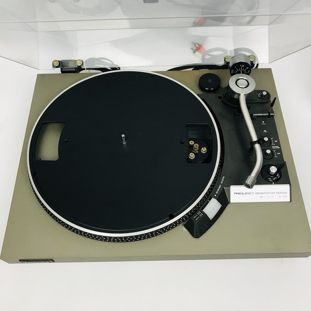 Technics Panasonic Frequency Generator SL-23 Turntable, Powers On, For Parts