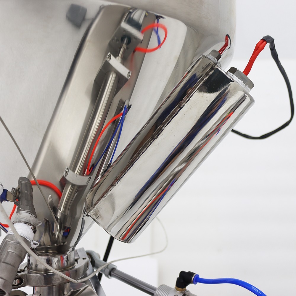 Single Head 5-50ml Paste Liquid Heating Stirring Filling Machine 110V Pneumatic