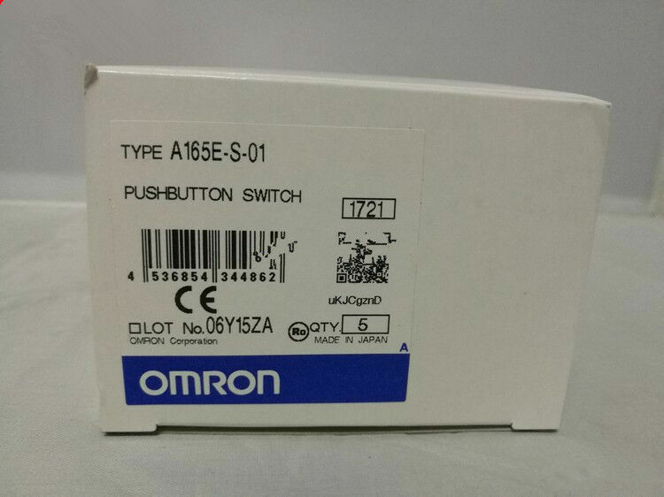 1PC New Omron A165E-S-01 Pushbutton Switch A165ES01 #