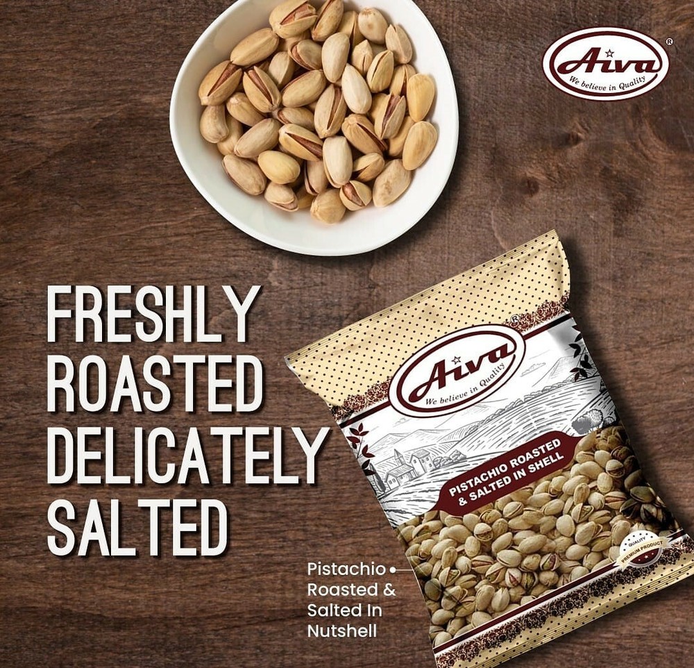 Aiva Pistachios Roasted & Salted In Shell 4 LB