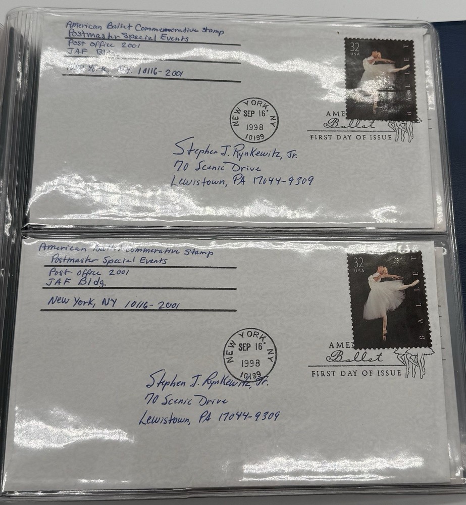 United States First Day Issue Envelope Book ￼