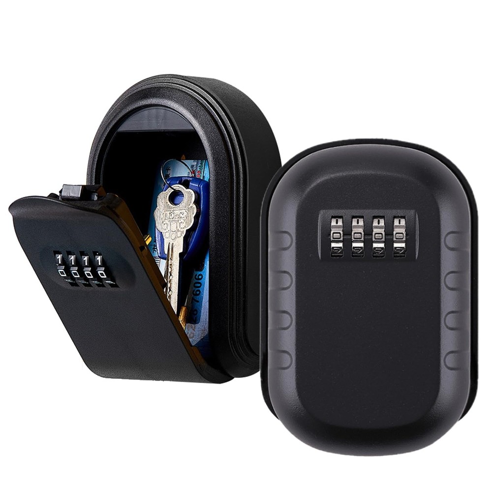 SAFEKEY HAVEN Key Lock Box 4 Digit Combination Wall Mount A4 Secure Lockbox