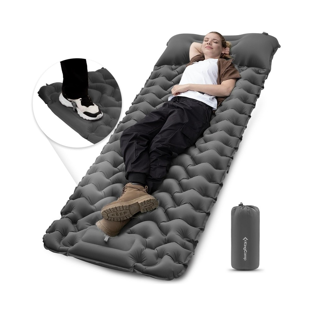 KingCamp Sleeping Pad for Camping, Ultralight Connectable Inflatabl... Fast Ship