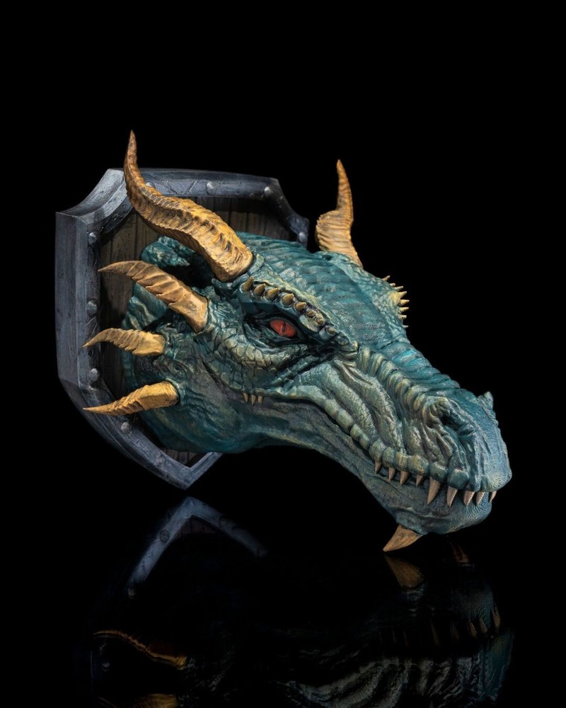 Western Dragon Trophy Wallmount - 3D Printed