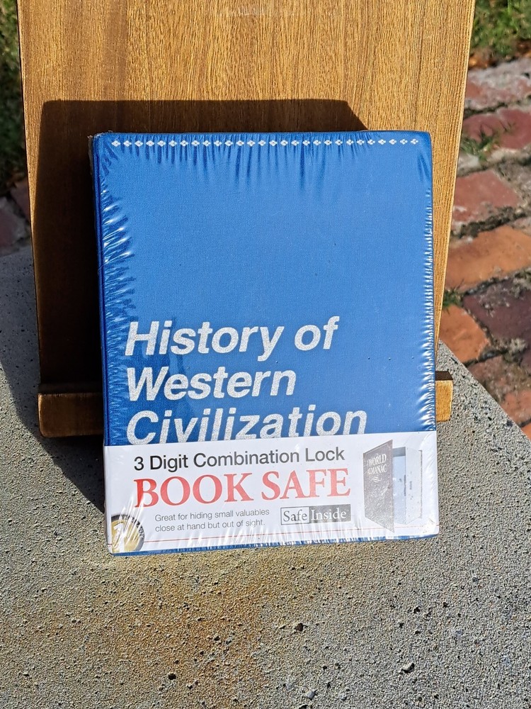 Safe Inside / 3 Digit Combination Lock Book Safe / New Sealed Package
