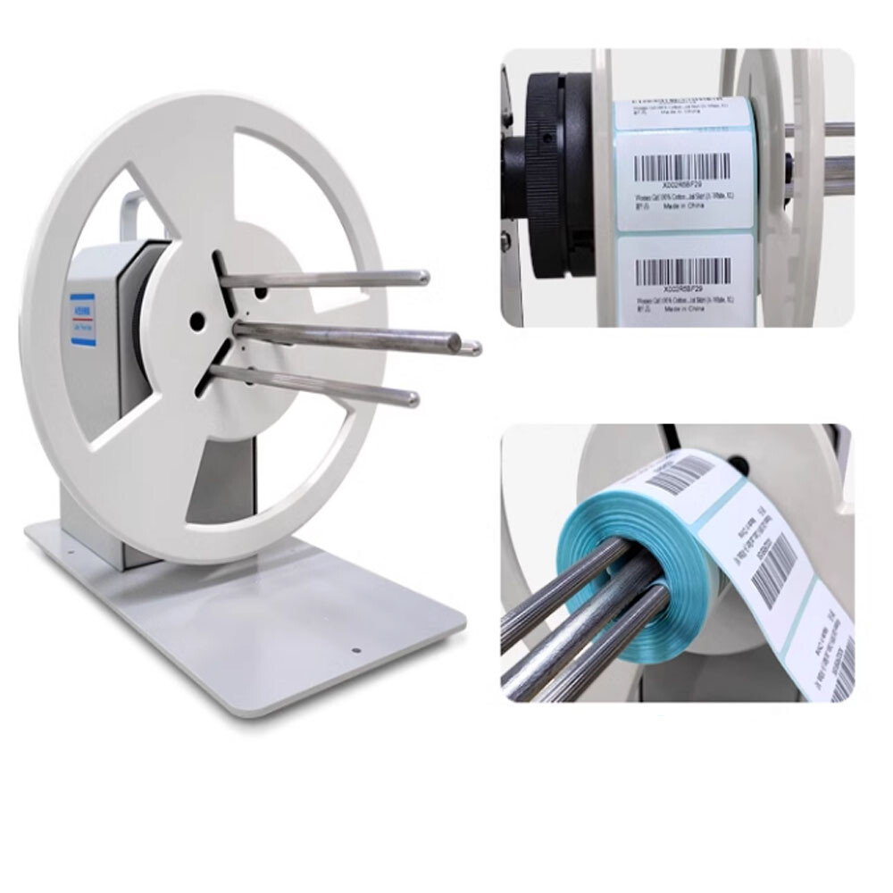 Automatic Label Rewinder Adjustable Speed Two-way Rewinding Label Machine New