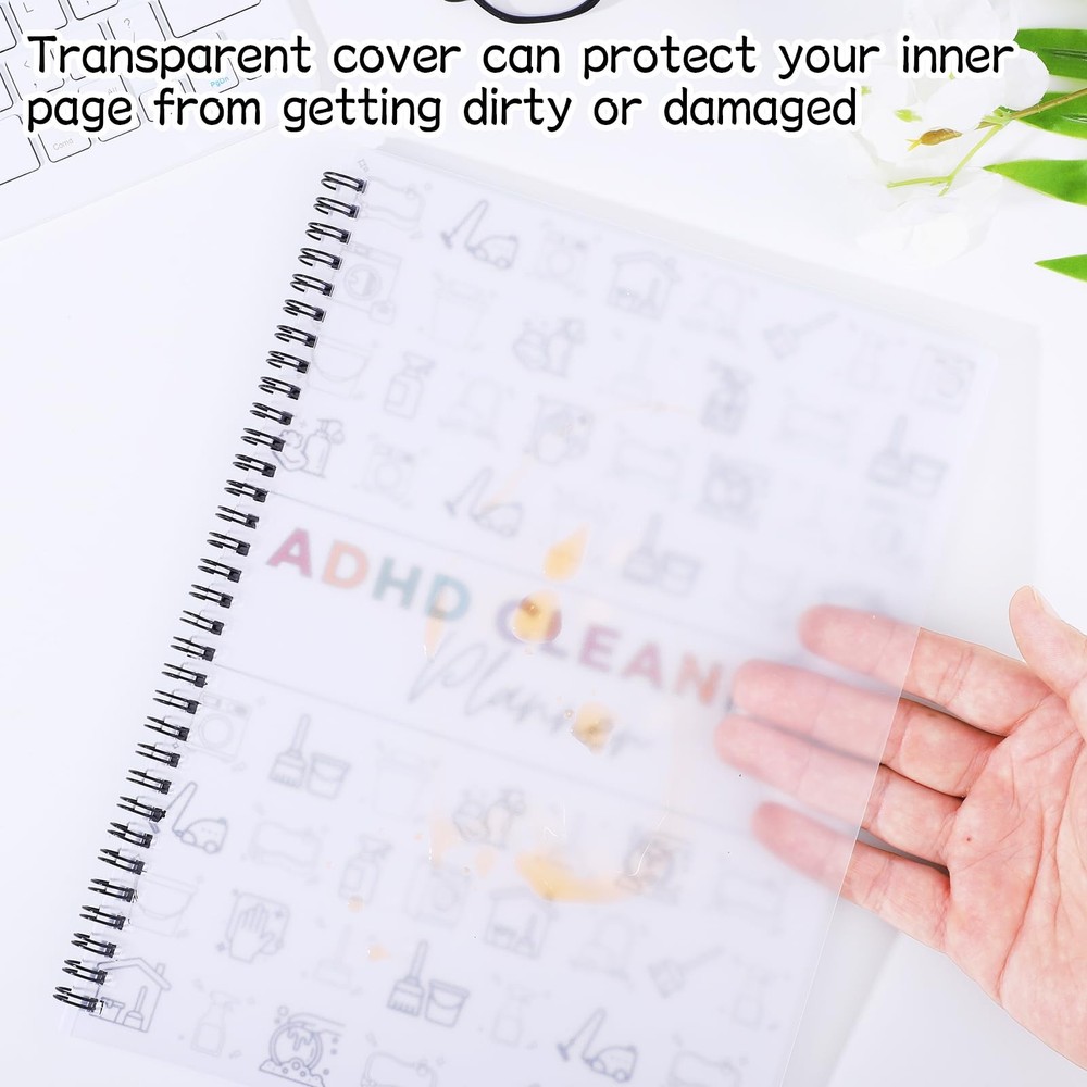 Cleaning Schedule Planner set ADHD Organizational Tracker Notebook