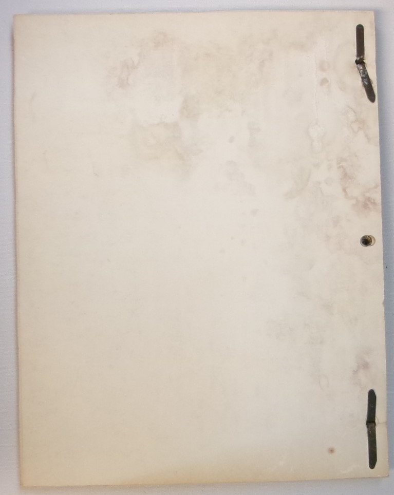 CANTRELL: Screenplay by Larry McMurtry First Revised Draft 1984 Unproduced