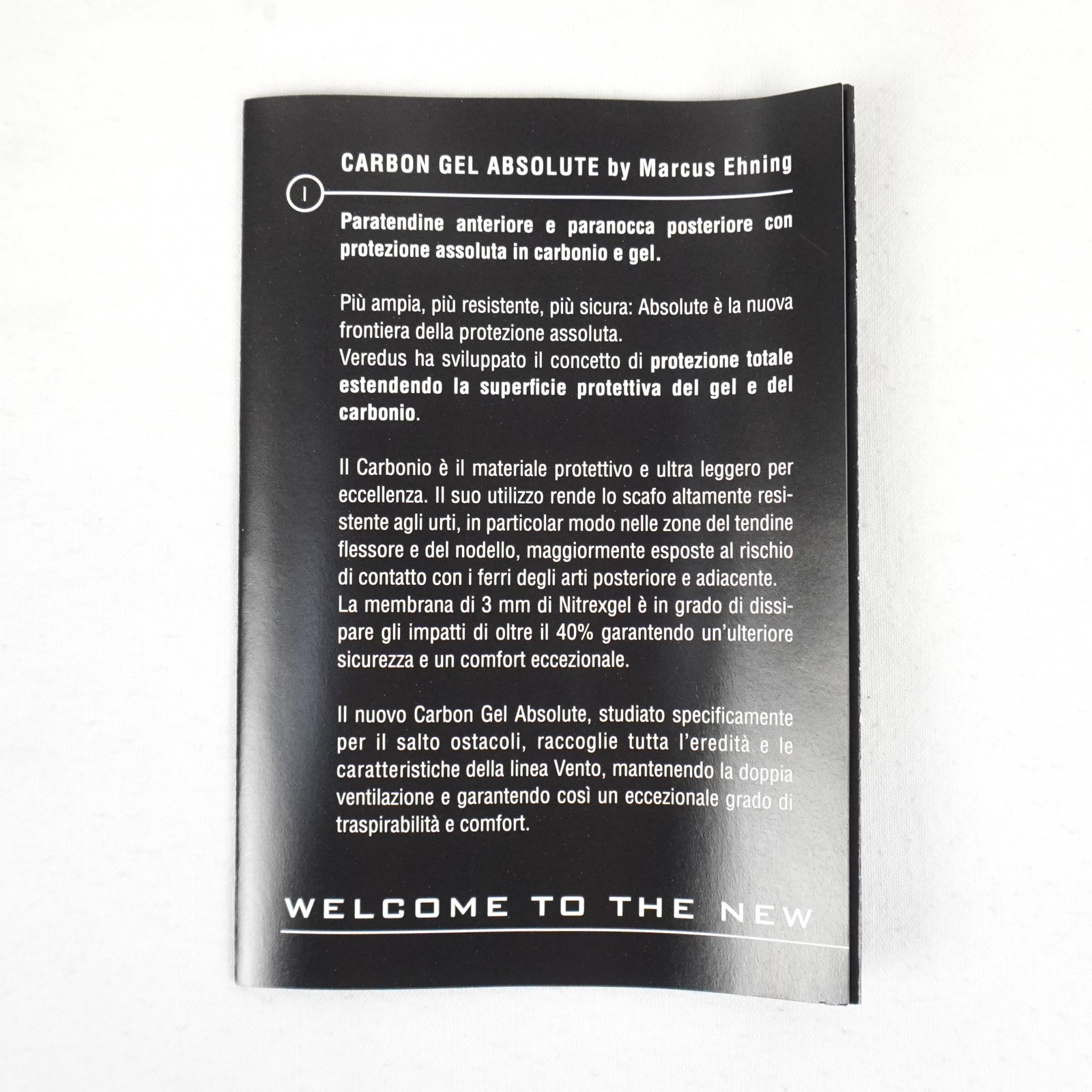 Veredus Carbon Gel Absolute by Ehning Front Tendon Horse Boots In Brown Size M