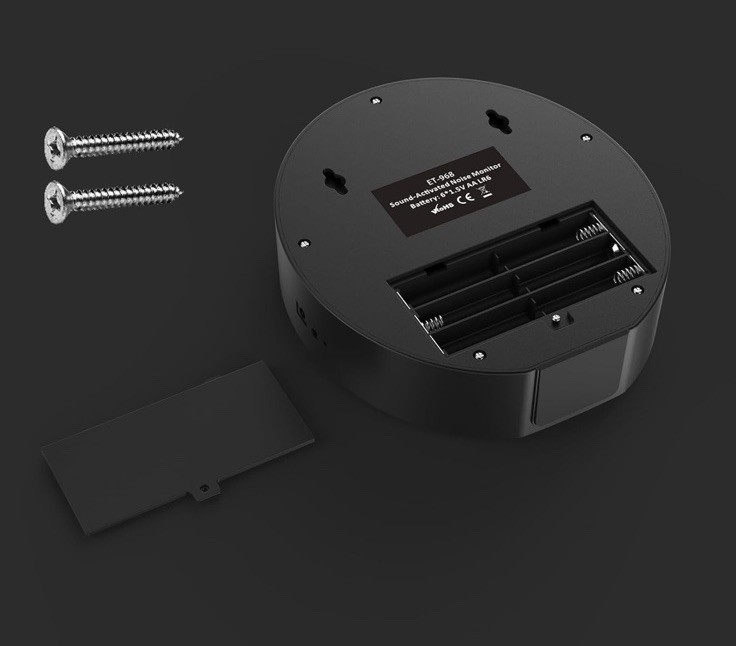 Digital Decibel Meter with DIY Voice Warning Function, Wall Hanging Sound Lev...