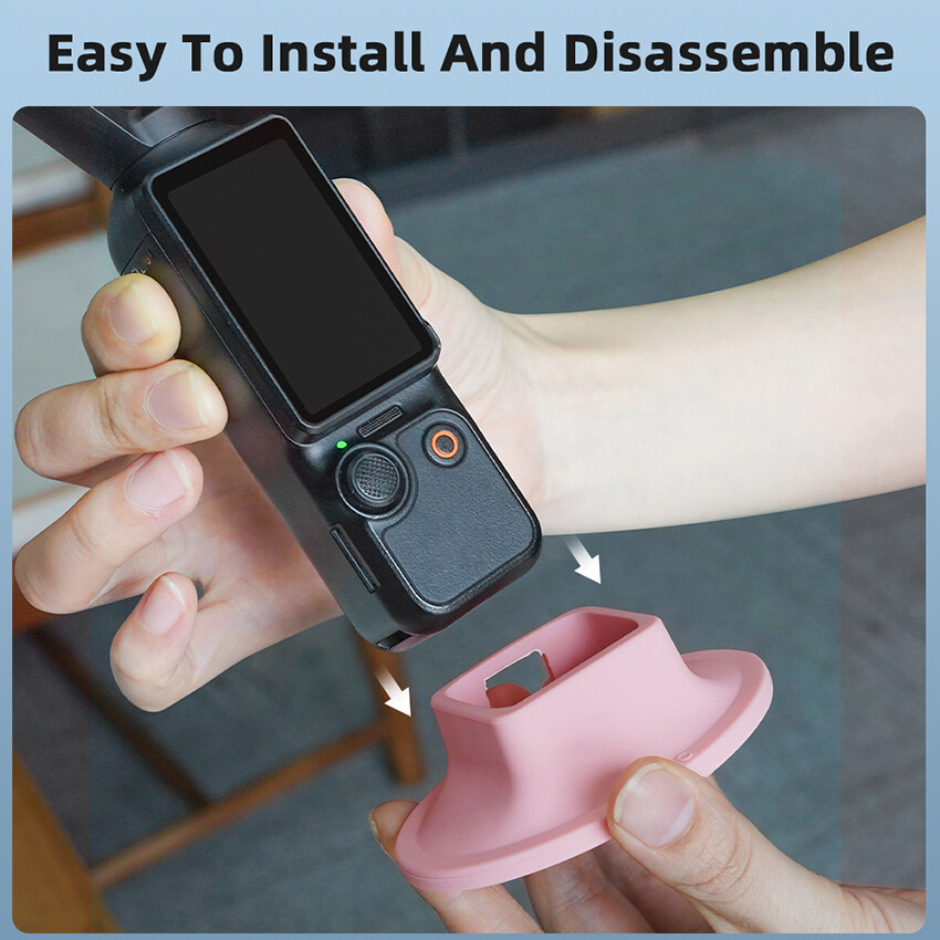 For DJI OSMO Pocket 3 Desktop Stand Fixed Support Bracket Silicone Slip Holder