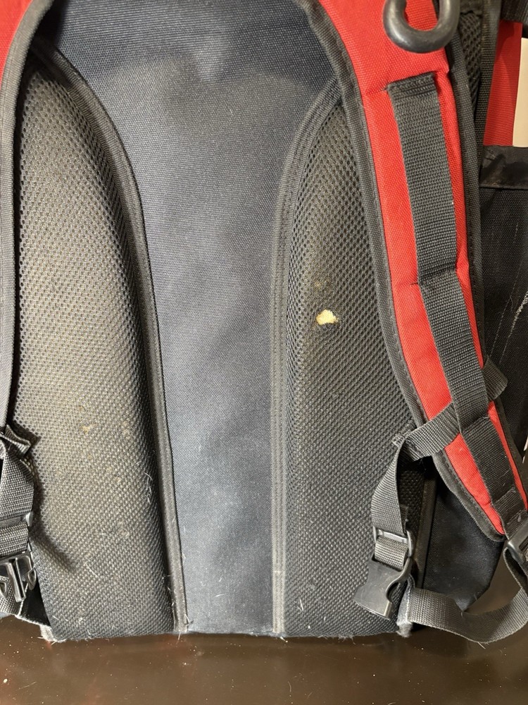Red Boombah superpack bat bag