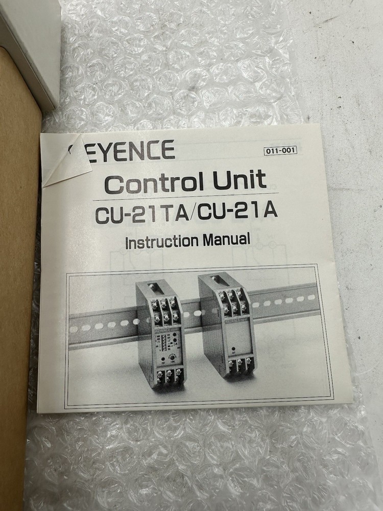 Keyence CU-21A Sensor Control Unit- New, Open Box